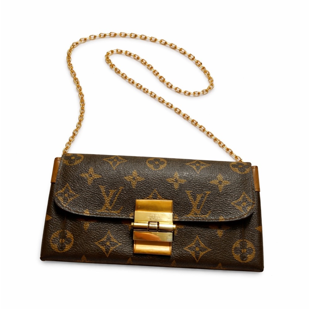 Louis Vuitton Portefeiulle Elysee Long Wallet - crossbody - Gold clasp closure - Picture 1 of 10
